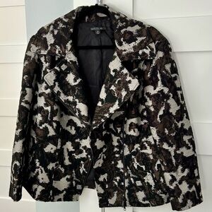 Lafayette 148 New York Moto Jacket - Sz 14